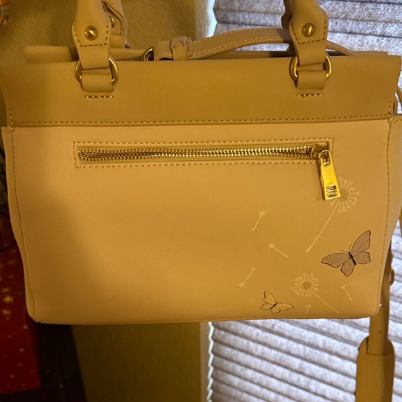 Disney Cream and Gold Floral Satchel - Picture 2 of 6